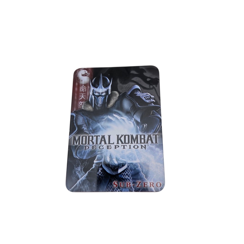 Mortal Kombat Deception Sub-Zero Collector's Series Metal Card Serialized 040601